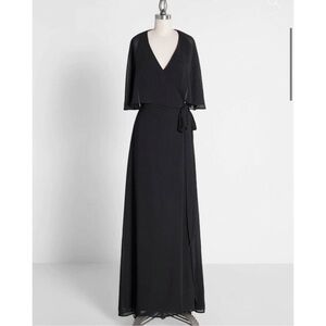 ModCloth Navy Maxi Wrap Dress